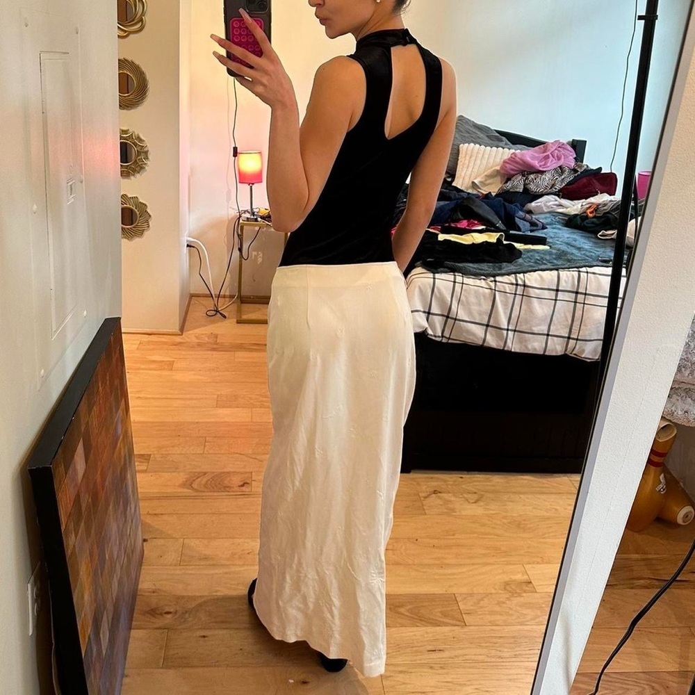 Tommy Bahama Cream Maxi Skirt - Picture 3 of 4